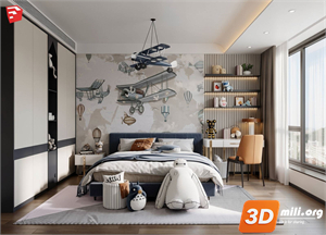 Children Room Scenes Skp FIles 